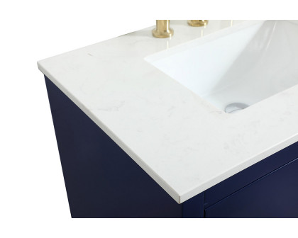 Elegant Bathroom Vanity - Blue (VF19430BL)