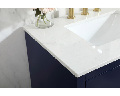 Elegant Bathroom Vanity - Blue (VF19430BL)