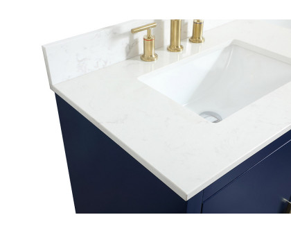 Elegant Bathroom Vanity - Blue (VF19430BL-BS)