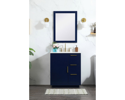 Elegant Bathroom Vanity - Blue (VF19430BL-BS)