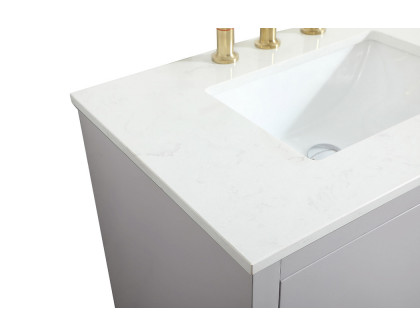 Elegant Bathroom Vanity - Gray (VF19430GR)