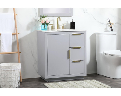 Elegant Bathroom Vanity - Gray (VF19430GR)