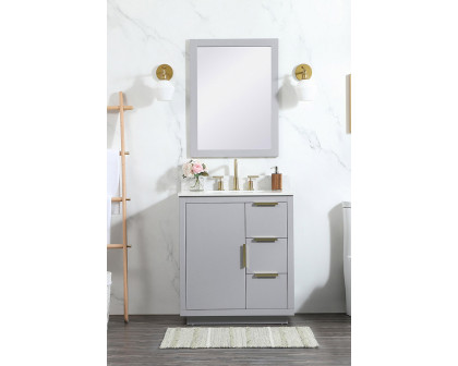 Elegant Bathroom Vanity - Gray (VF19430GR-BS)