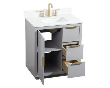 Elegant Bathroom Vanity - Gray (VF19430GR-BS)