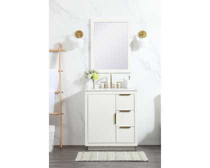 Elegant Bathroom Vanity - White (VF19430WH)