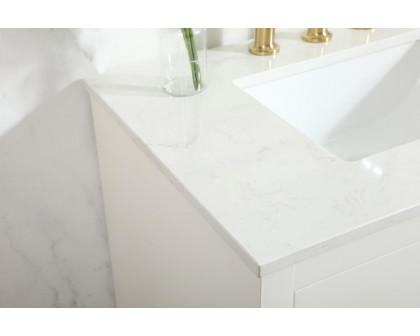 Elegant Bathroom Vanity - White (VF19430WH)