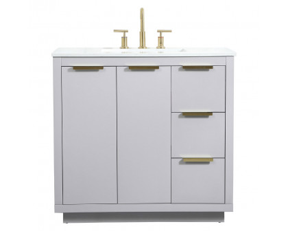 Elegant - Bathroom Vanity (PNT-VF19436)