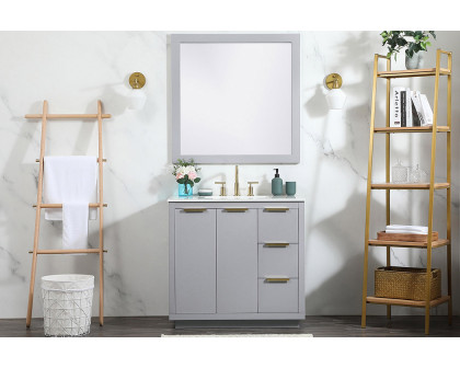 Elegant Bathroom Vanity - Gray (VF19436GR)