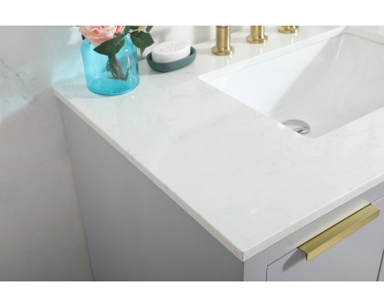 Elegant Bathroom Vanity - Gray (VF19436GR)