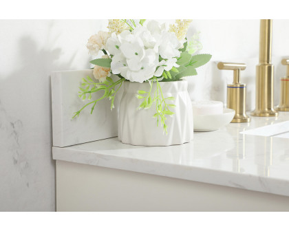 Elegant Bathroom Vanity - White (VF19436WH-BS)