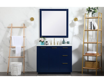 Elegant Bathroom Vanity - Blue (VF19442BL)