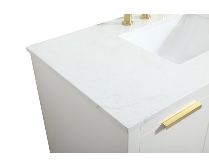 Elegant Bathroom Vanity - White (VF19442WH)