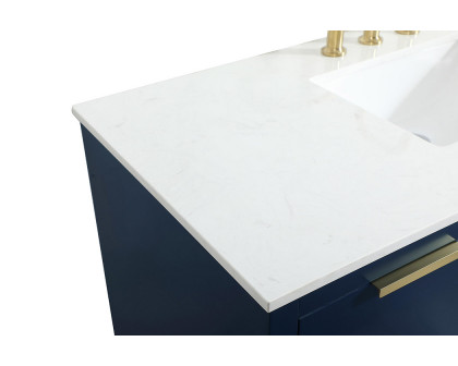 Elegant Bathroom Vanity - Blue (VF19448BL)