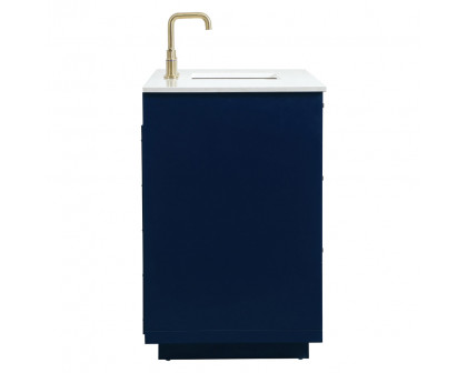 Elegant Bathroom Vanity - Blue (VF19448BL)