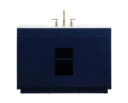 Elegant Bathroom Vanity - Blue (VF19448BL)