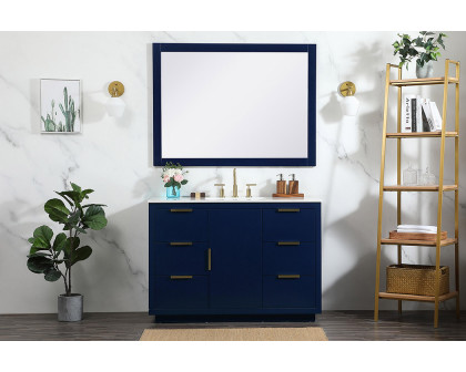 Elegant Bathroom Vanity - Blue (VF19448BL)