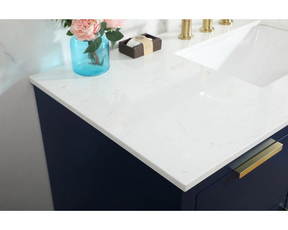 Elegant Bathroom Vanity - Blue (VF19448BL)