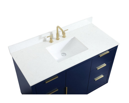 Elegant Bathroom Vanity - Blue (VF19448BL-BS)