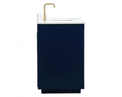 Elegant Bathroom Vanity - Blue (VF19448BL-BS)