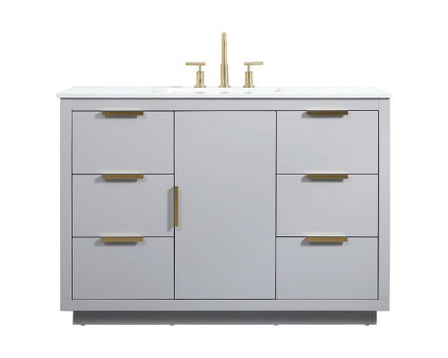 Elegant Bathroom Vanity - Gray (VF19448GR)