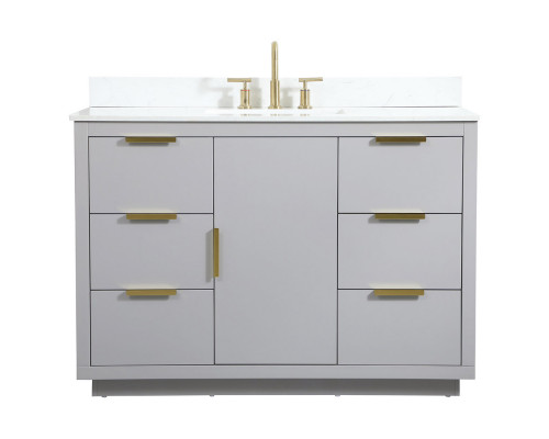 Elegant Bathroom Vanity - Gray (VF19448GR-BS)