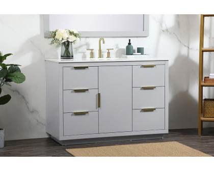 Elegant Bathroom Vanity - Gray (VF19448GR-BS)