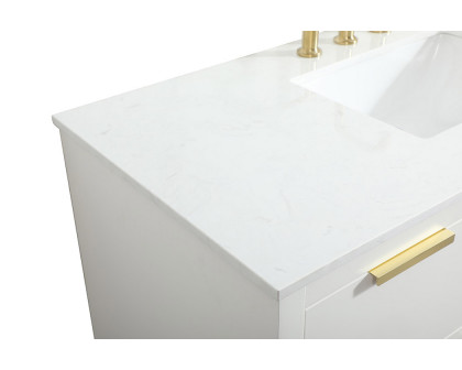 Elegant Bathroom Vanity - White (VF19448WH)