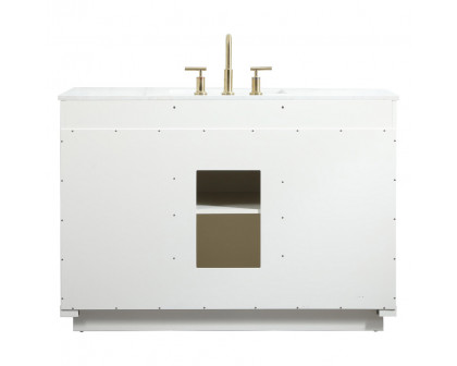 Elegant Bathroom Vanity - White (VF19448WH)