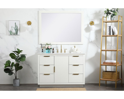 Elegant Bathroom Vanity - White (VF19448WH)