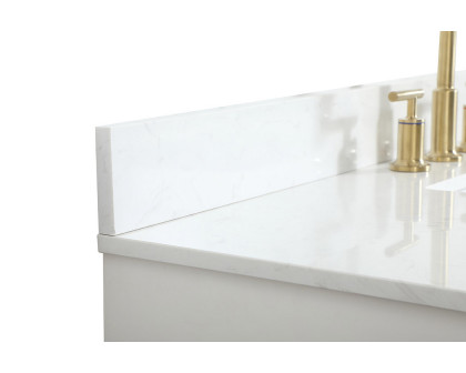 Elegant Bathroom Vanity - White (VF19448WH-BS)