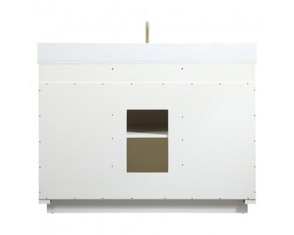 Elegant Bathroom Vanity - White (VF19448WH-BS)