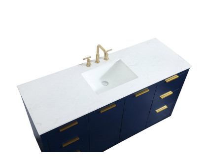 Elegant Bathroom Vanity - Blue (VF19460BL)