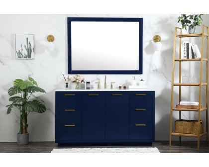 Elegant Bathroom Vanity - Blue (VF19460BL)