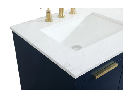 Elegant Bathroom Vanity - Blue (VF19460DBL)