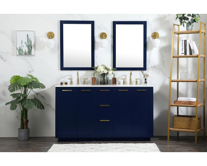 Elegant Bathroom Vanity - Blue (VF19460DBL)