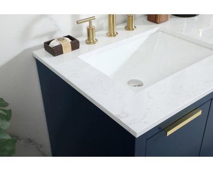 Elegant Bathroom Vanity - Blue (VF19460DBL)