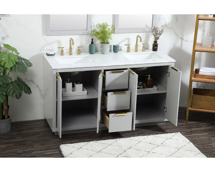 Elegant Bathroom Vanity - Gray (VF19460DGR)