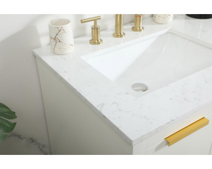 Elegant Bathroom Vanity - White (VF19460DWH)