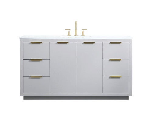 Elegant Bathroom Vanity - Gray (VF19460GR)