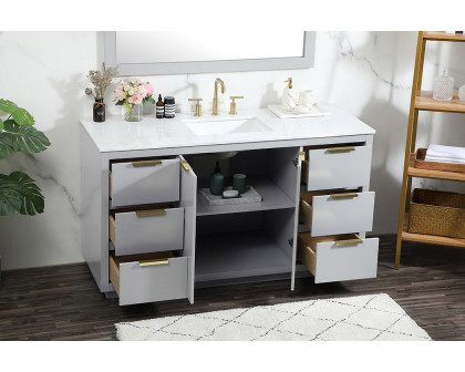 Elegant Bathroom Vanity - Gray (VF19460GR)