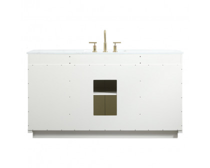 Elegant Bathroom Vanity - White (VF19460WH)