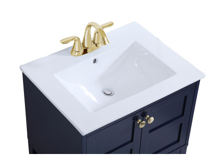 Elegant Bathroom Vanity - Blue (VF2100BL)