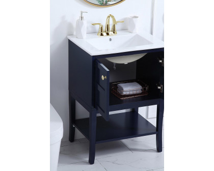 Elegant Bathroom Vanity - Blue (VF2100BL)