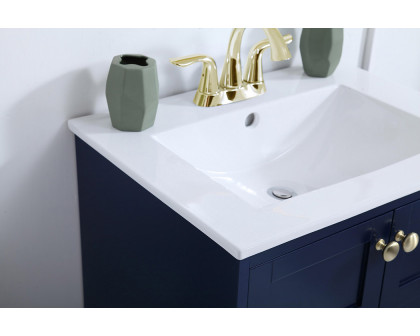 Elegant Bathroom Vanity - Blue (VF2100BL)