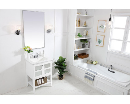 Elegant Bathroom Vanity - White/Mirror (VF2100MR)