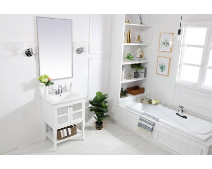 Elegant Bathroom Vanity - White/Mirror (VF2100MR)