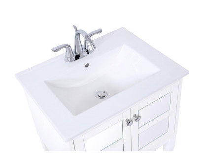 Elegant Bathroom Vanity - White/Mirror (VF2100MR)