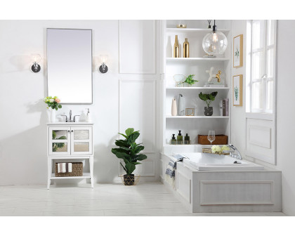 Elegant Bathroom Vanity - White/Mirror (VF2100MR)