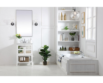 Elegant Bathroom Vanity - White/Mirror (VF2100MR)