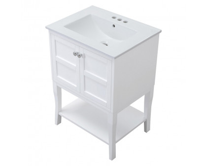 Elegant Bathroom Vanity - White (VF2100WH)